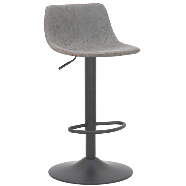 Antico Bar Stool Grey with Black Frame