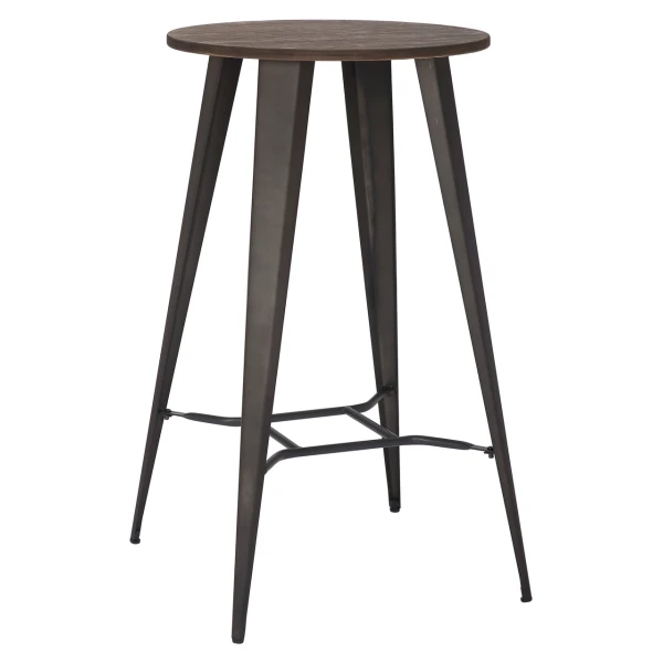 Tolix Rustic Round Bar Table