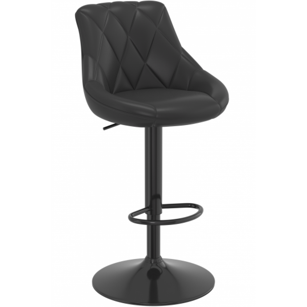 Breakfast Bar Stools Black Harlequin height Adjustable Black frame