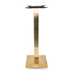 Cava Square Table with Champagne Gold Base - Tabilo