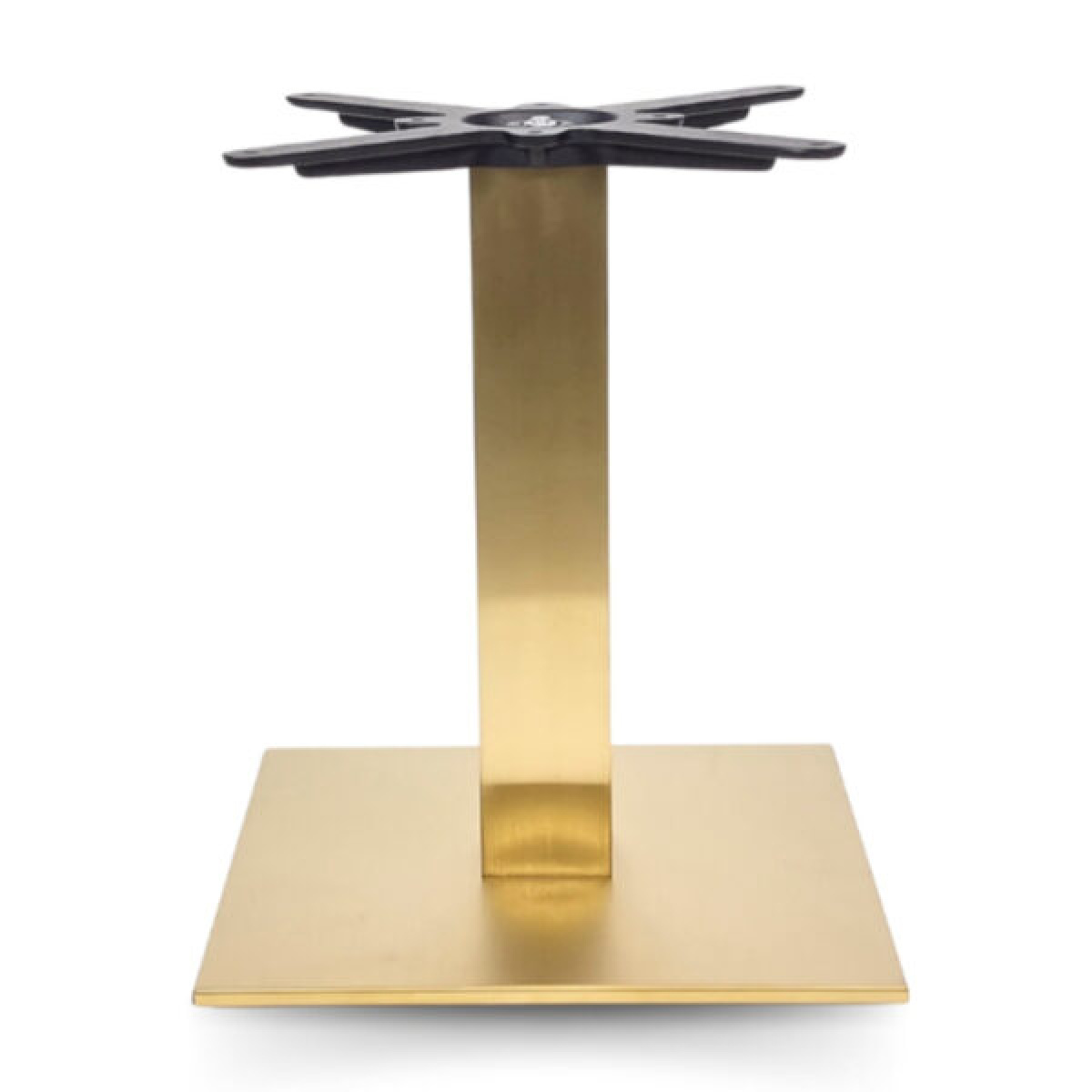 Cava Square Table with Champagne Gold Base - Tabilo