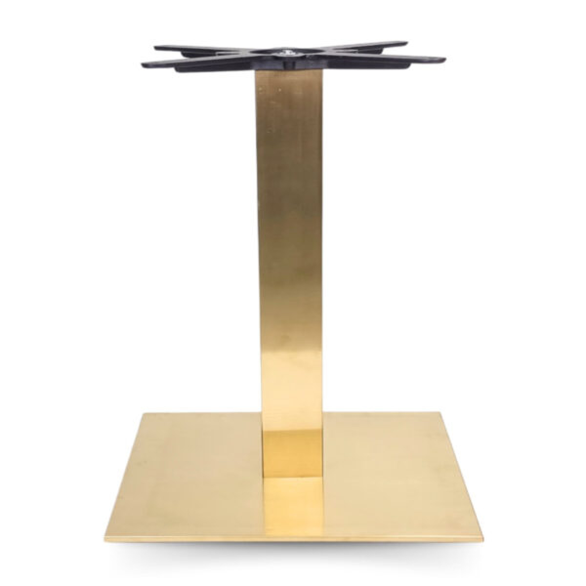 Cava Square Table with Champagne Gold Base - Tabilo