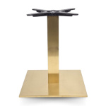 Cava Square Table with Champagne Gold Base - Tabilo