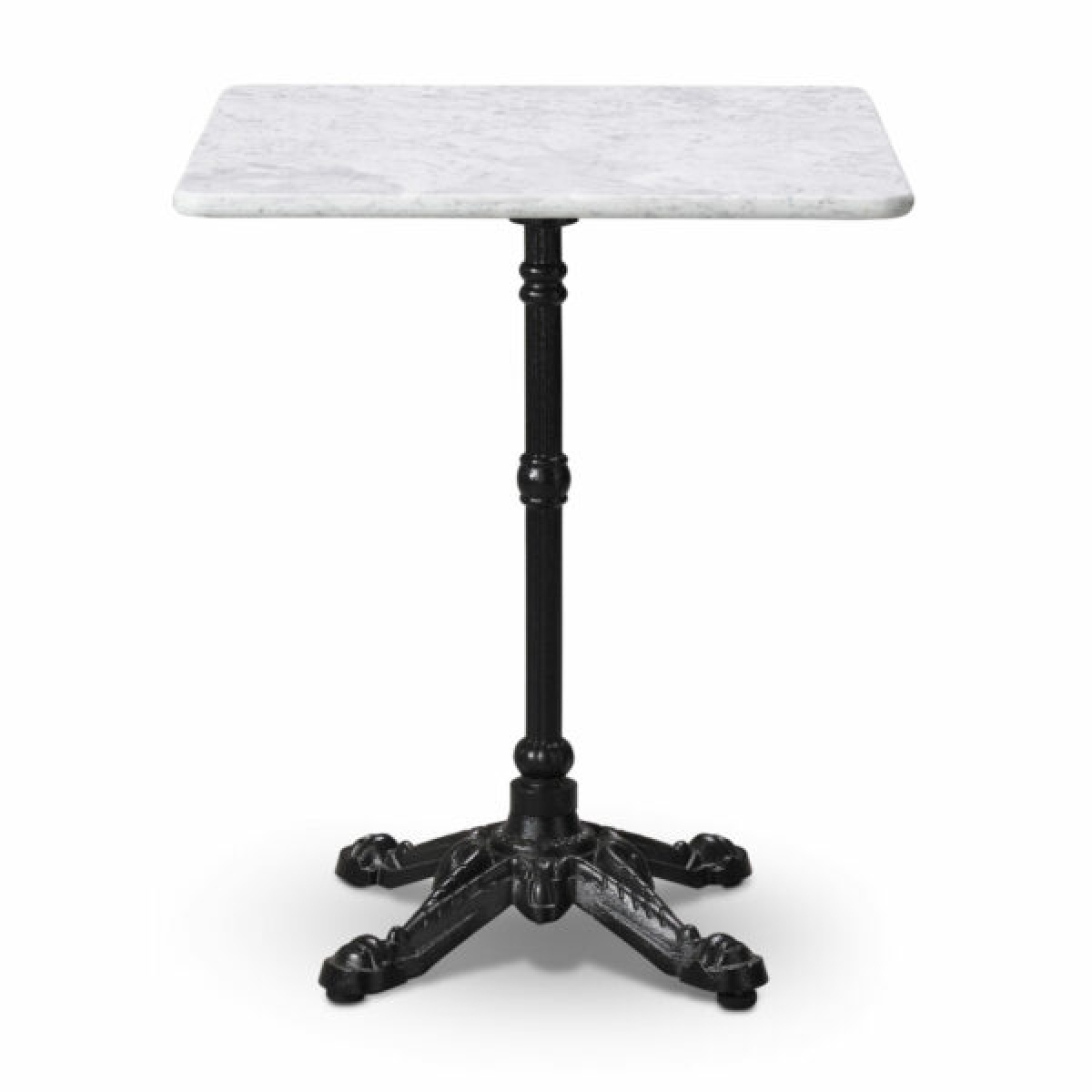 Taposine Bistro Kitchen Dining Table in Solid Marble 60cm Round