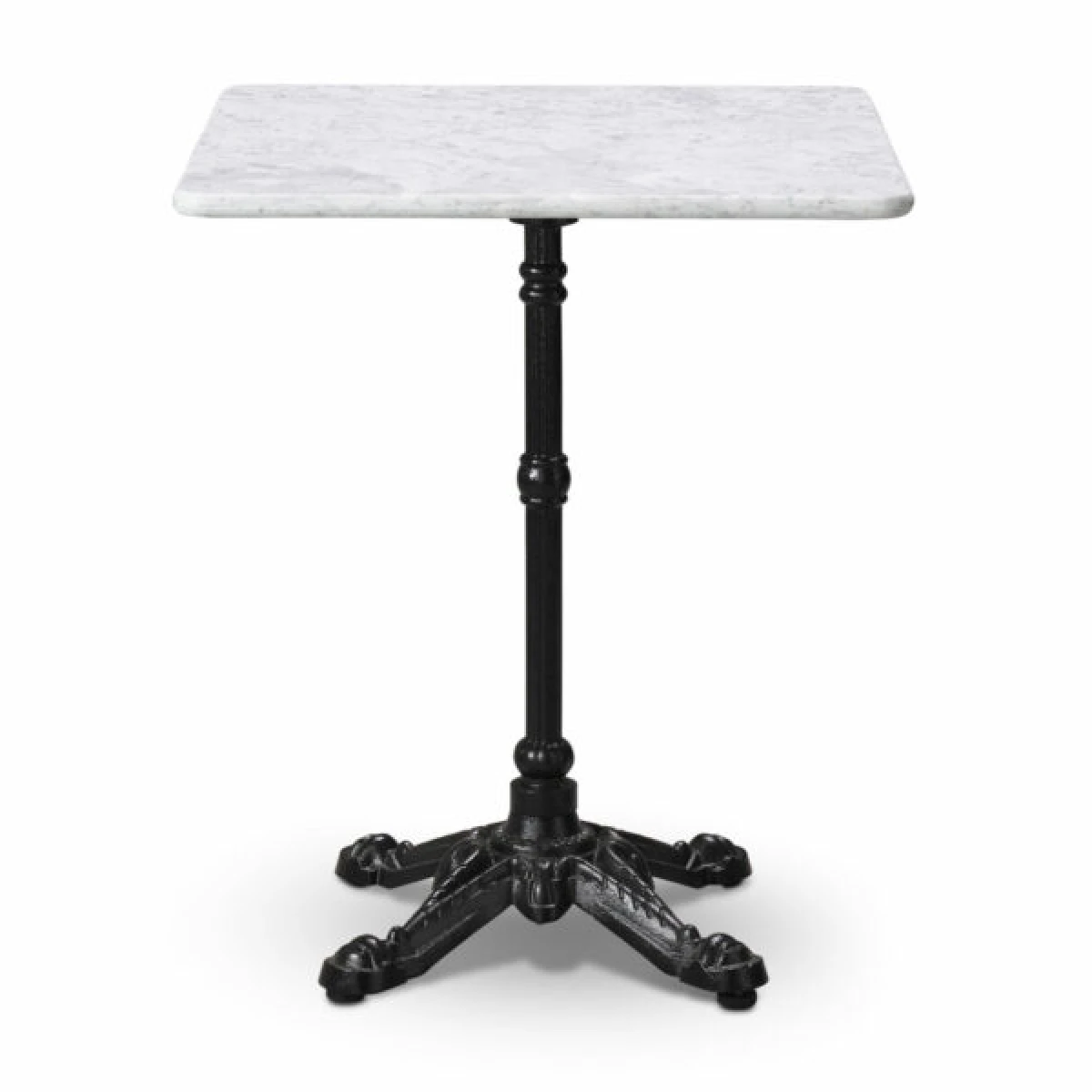 Taposine Bistro Kitchen Dining Table in Solid Marble 60cm Round