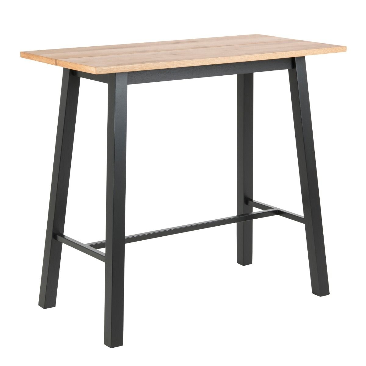 Chara Black and Oak Bar Table