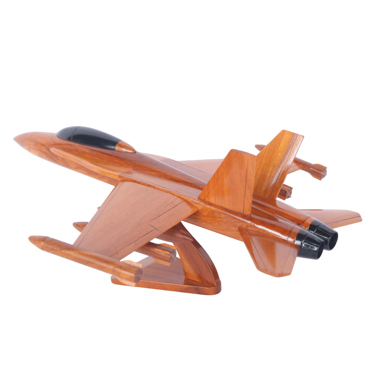 Handcrafted F-18 Super Hornet Wooden Aircraft Model | UK