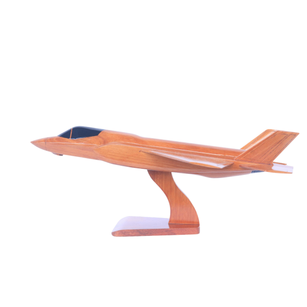 Handcrafted F-35B Lightning Wooden Jet Model | Available Online in the UK