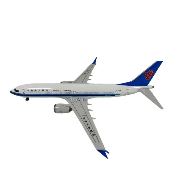 Large Scale Premium Model Airplane with Lights - China South Edition Decorative Gift