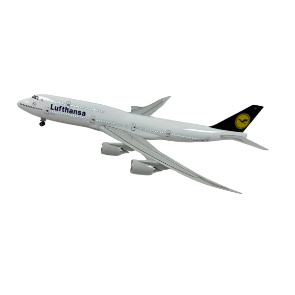 Lufthansa Boeing 747-8 Premium Large Scale Model Airplane with Stand - Perfect Gift