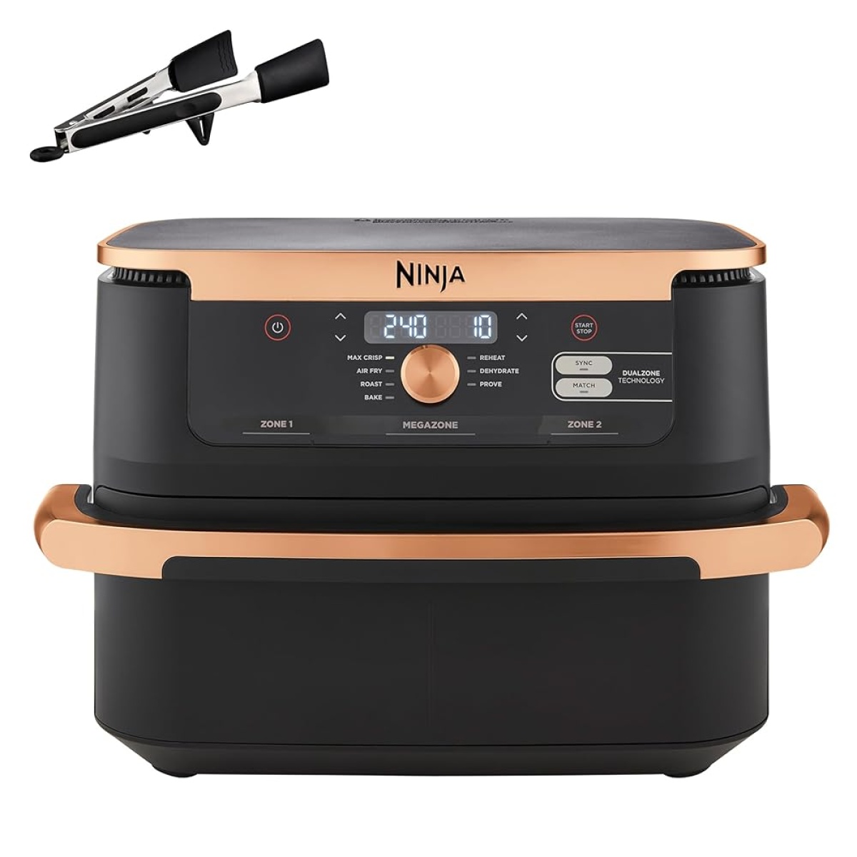 Ninja Foodi FlexDrawer Air Fryer - Dual Zone with Removable Divider, Spacious 10.4L Drawer, 7-in-1 Functions: Air Fry, Roast, Bake, Crisp, Non-Stick & Dishwasher Safe...