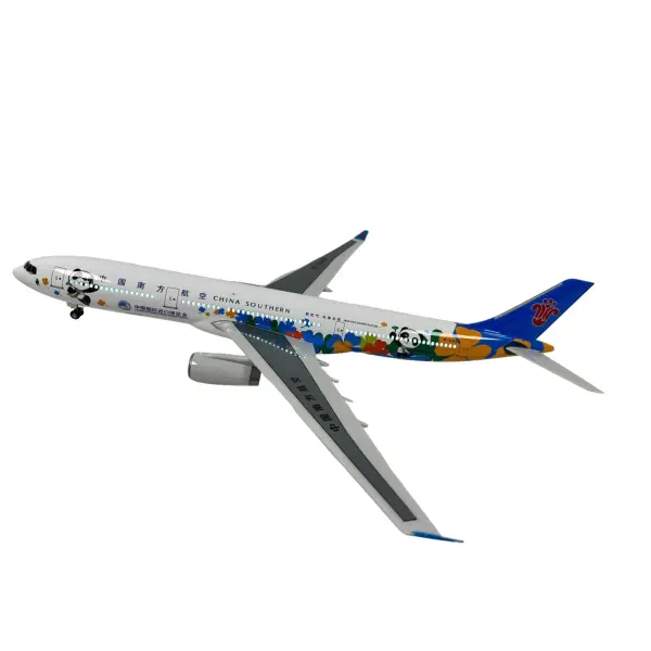 Premium Large Scale Model Aircraft from China South - Decorative Airplane with Lights