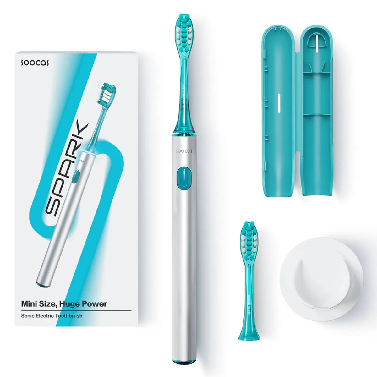 SOOCAS Mini Portable Electric Travel Toothbrush | Fast Charging