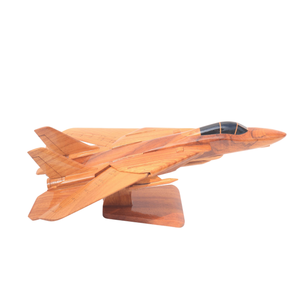 Wooden Model of F-14 Tomcat Plane | Collectible Jet Available in the UK