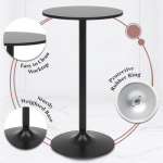 Cimoni Noir Round Poseur Table - Image 3