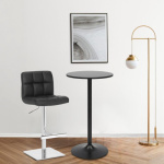 Cimoni Noir Round Poseur Table - Image 2