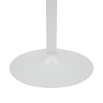 Metropolitan Poseur Matt White Table Round Wood White - Image 7