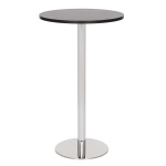 Deluxe Eclipse Poseur Table Round Black Wood