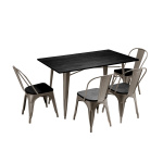 Horizon Grey Darkwood Large Table - Image 2