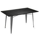 Horizon Grey Darkwood Large Table