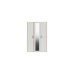 Marianne 3 Door Mirror Wardrobe - White