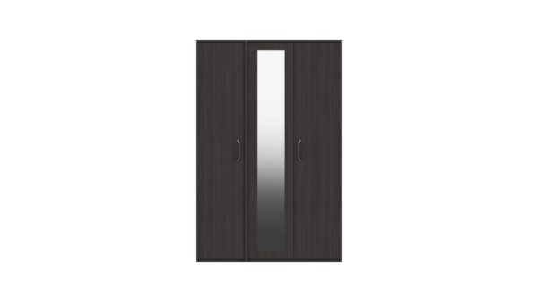 Marianne 3 Door Mirror Wardrobe - Anthracite Oak