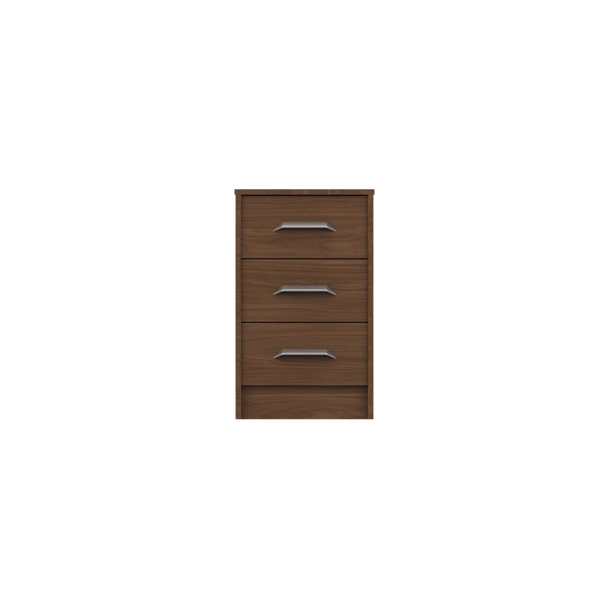 Marianne 3 Drawer Bedside Table - Walnut