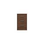 Marianne 3 Drawer Bedside Table - Walnut