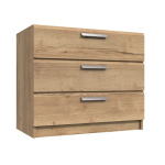 Wister Three Drawer Chest Fully Assembled