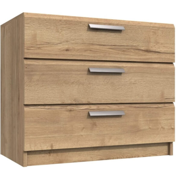 Wister Three Drawer Chest Fully Assembled