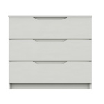 Sinata Gloss 3 Drawer Chest Fully Assembled