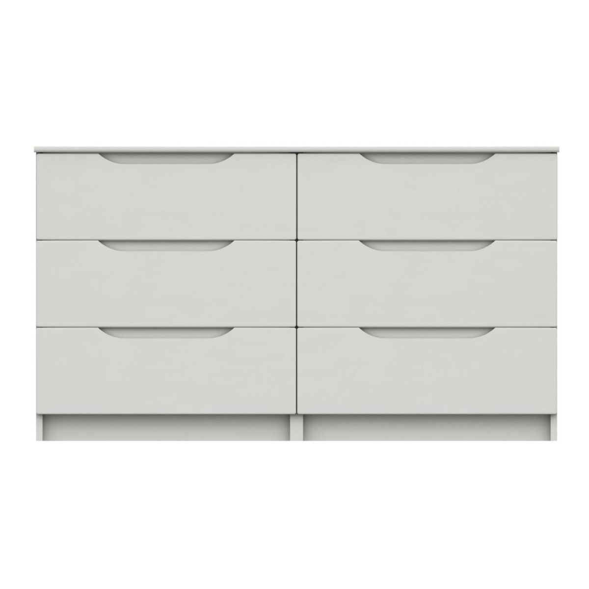 Sinata Gloss 3 Drawer Double Chest Fully Assembled