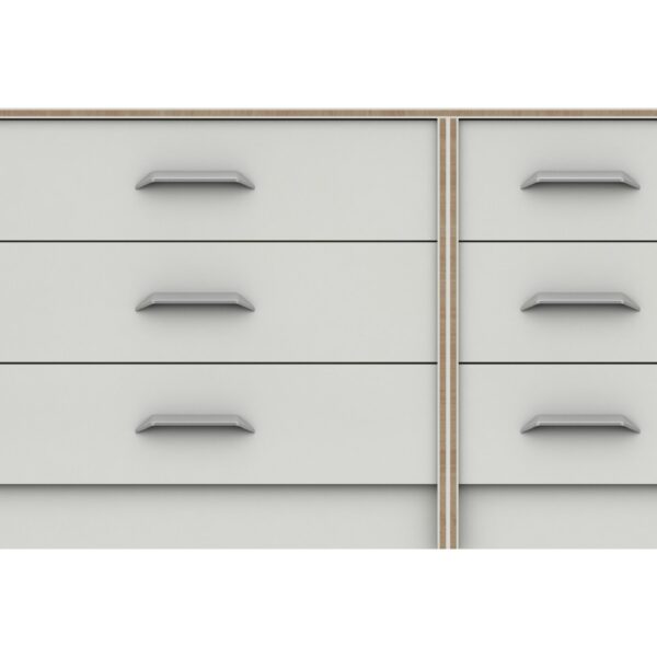 Marianne 3 Drawer Double Chest - White