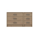 Marianne 3 Drawer Double Chest - Oak