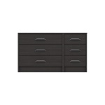 Marianne 3 Drawer Double Chest - Anthracite Oak