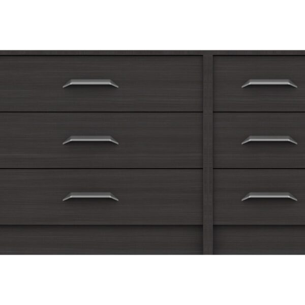 Marianne 3 Drawer Double Chest - Anthracite Oak