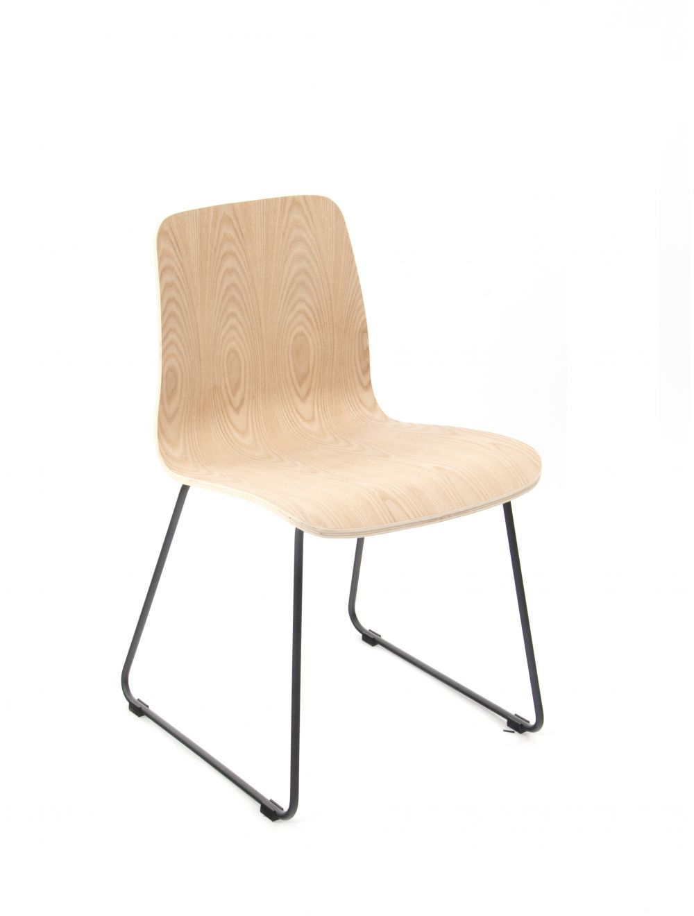 Danos Side Chair Raw - Skid Frame