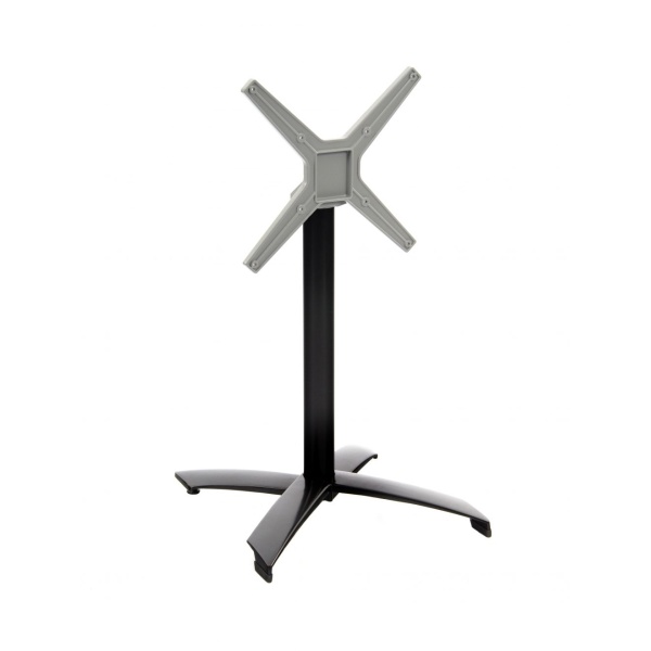 Aluminium - Flip Top Black Table Base