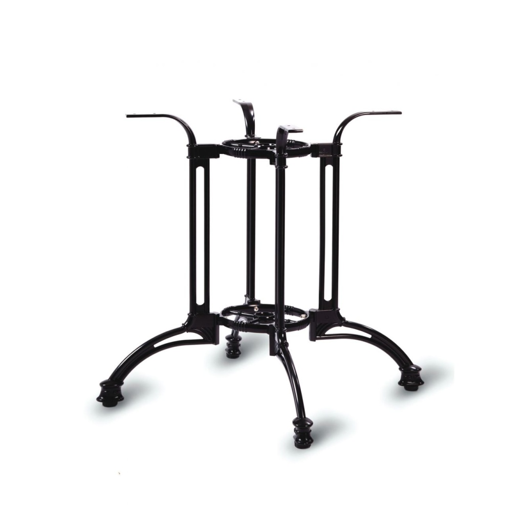 Table Support Unit Black Aluminium Dining Table Base - XL Support | Net Furniture