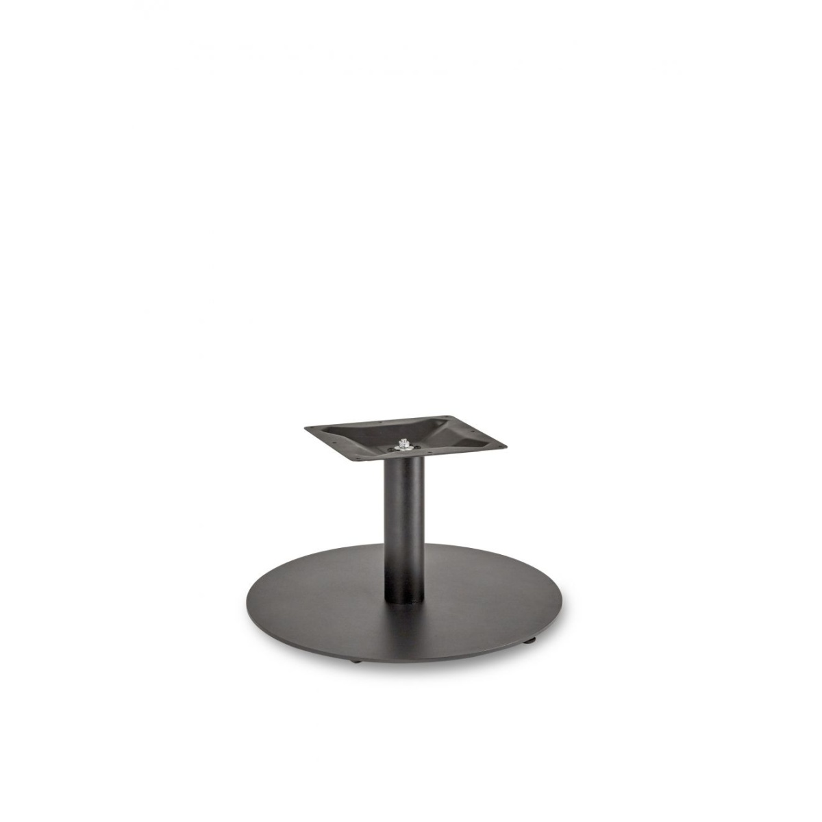 Grosile - Round Large Coffee (Round Tube) (Black) Table Base