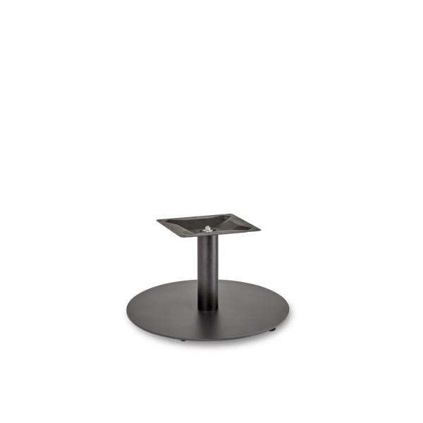 Grosile - Round Large Coffee (Round Tube) (Black) Table Base