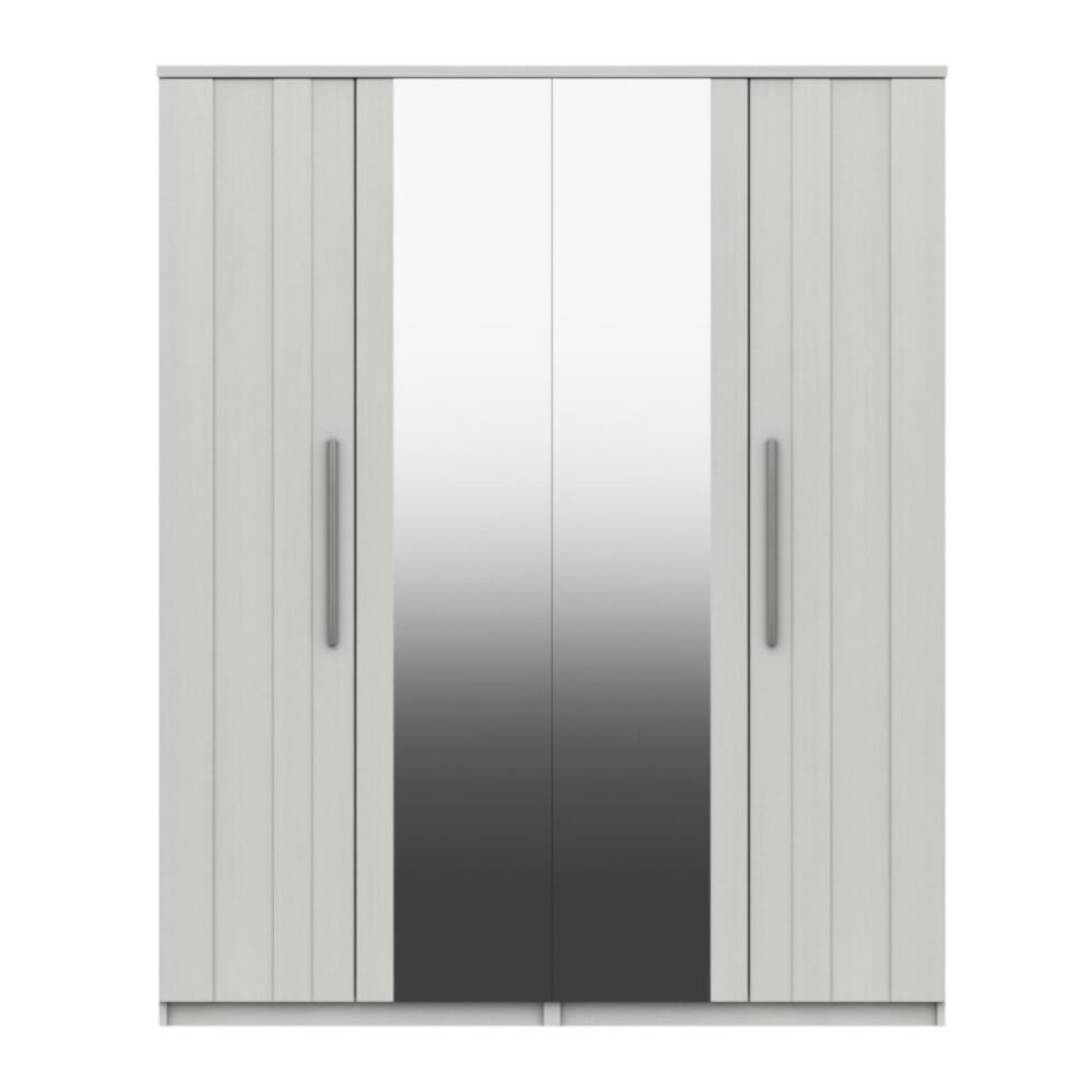 Sinata Two Door Gloss Wardrobe Fully Assembled