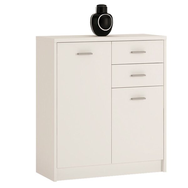Yours White 2 Door 2 drawer Cabinet