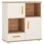 Kiddie 2 Door 1 Drawer Cupboard 2 open shelves