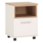 Kiddie 1 Bedside Table Lilac Handles