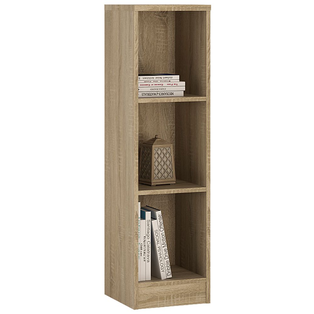 Yours Oak Medium Narrow Bookcase