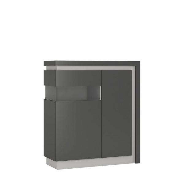 Lion 2 Door Designer Cabinet (Lh) (Including Led Lighting)
