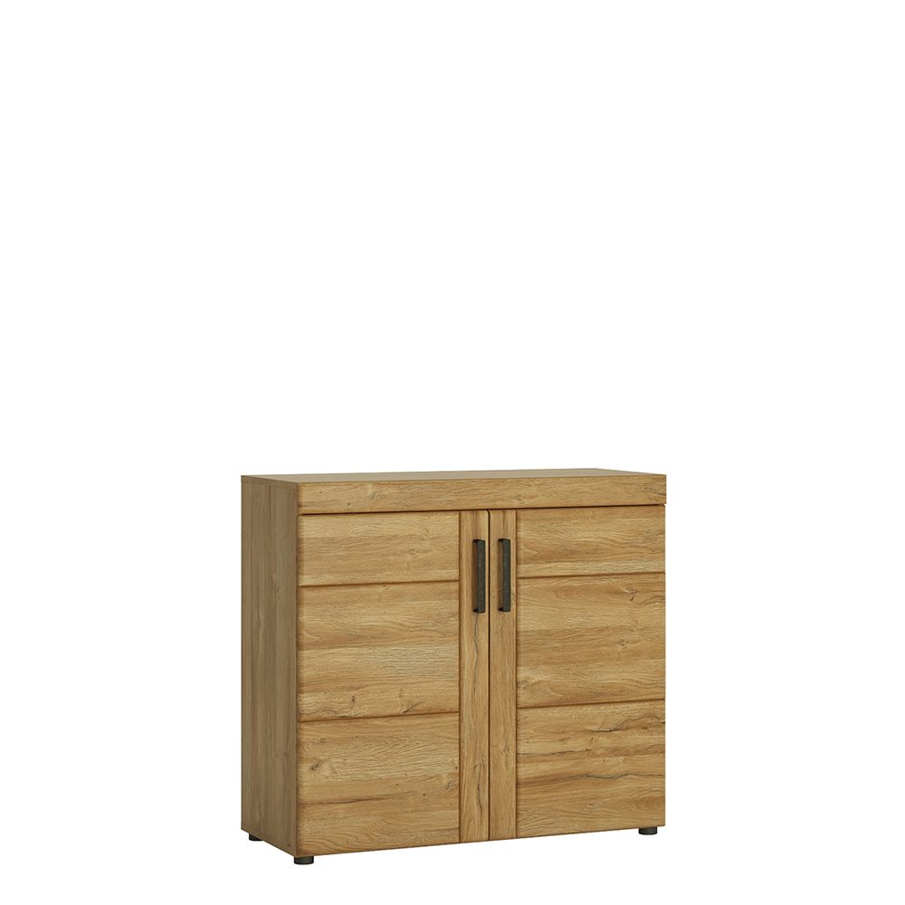 Bold 2 Door Cabinet Natural Wood