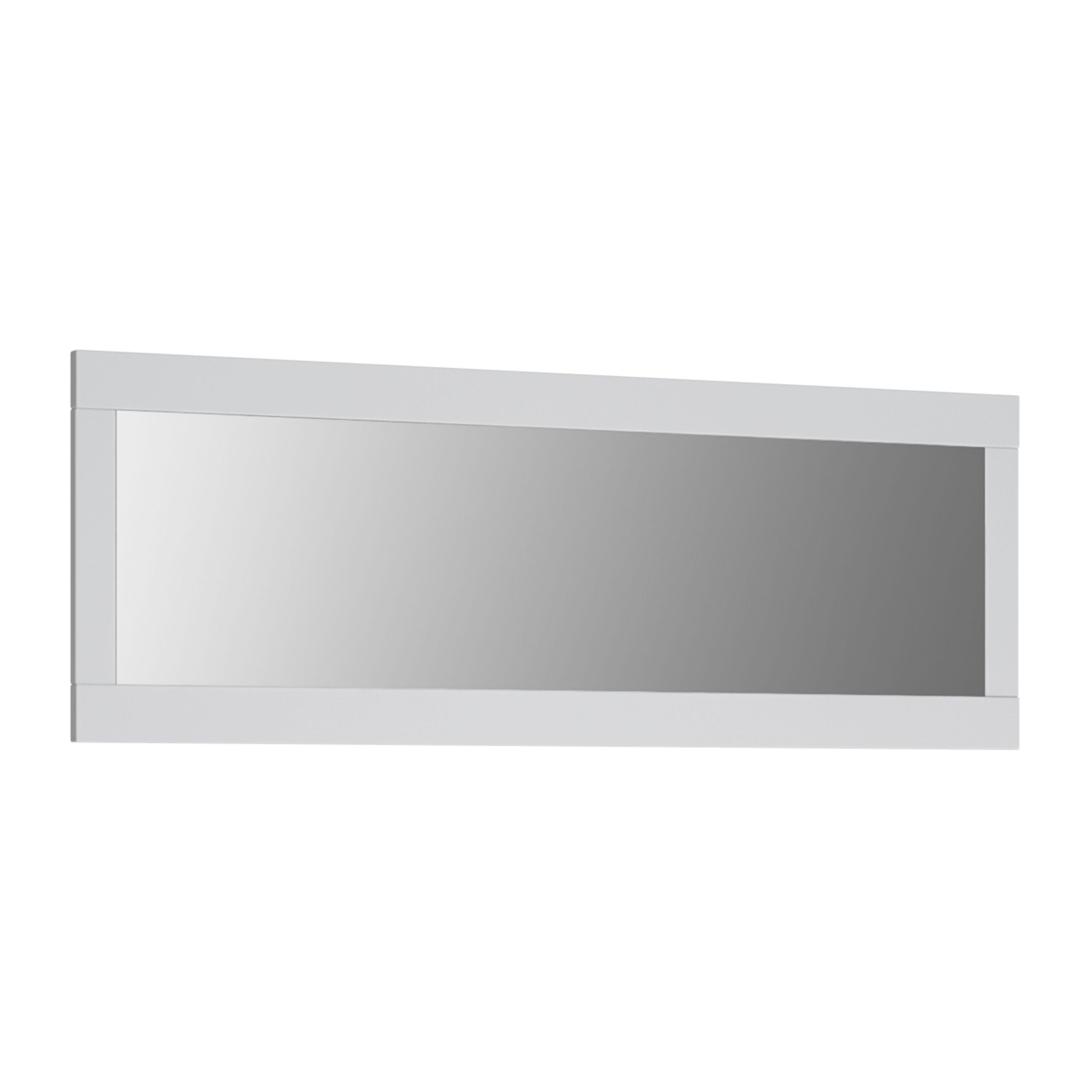 Veen Rectangular Mirror With Wite Frame