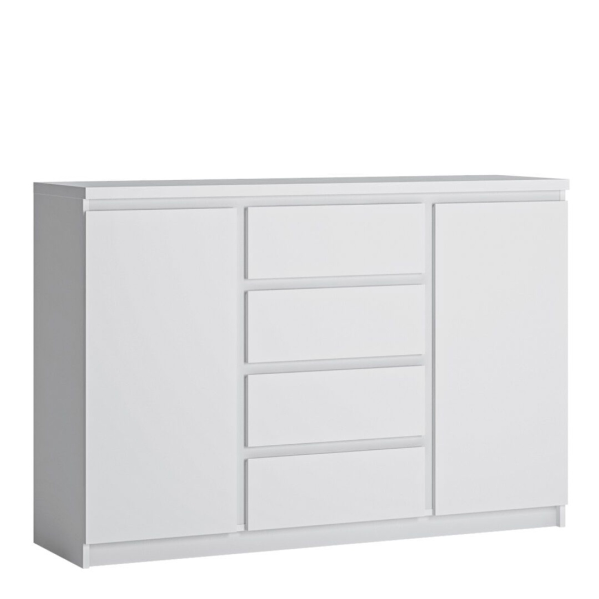 Karino 2 Door 4 Drawer Sideboard In White